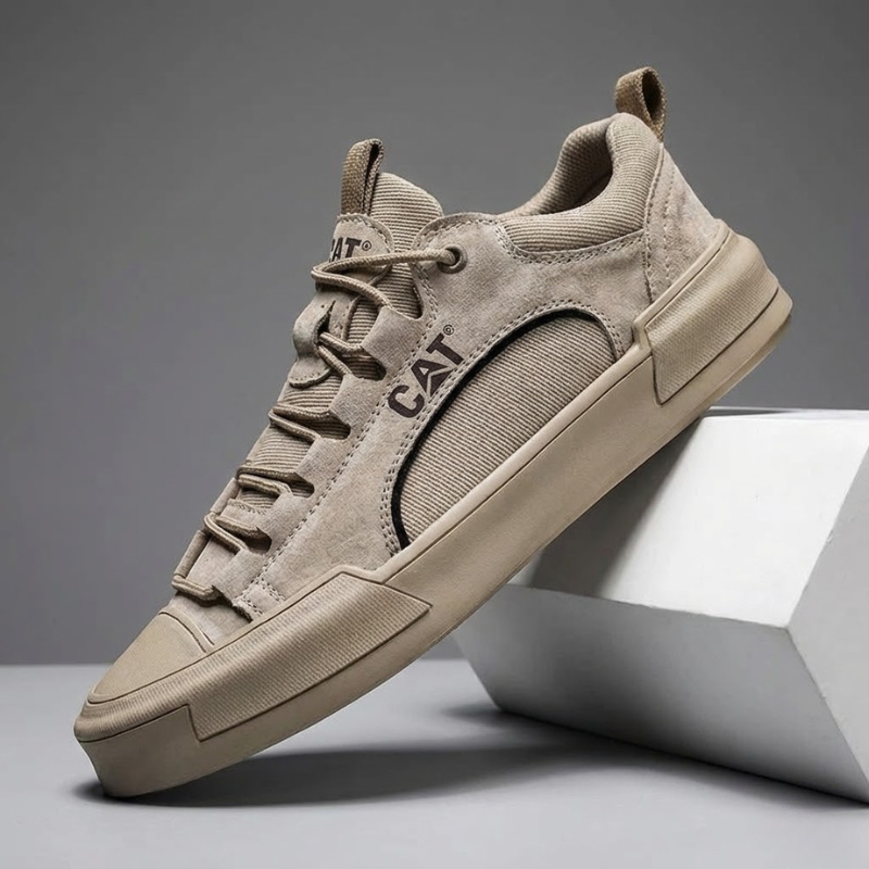 Fohicast - Casual Suede Lace Up Sneakers