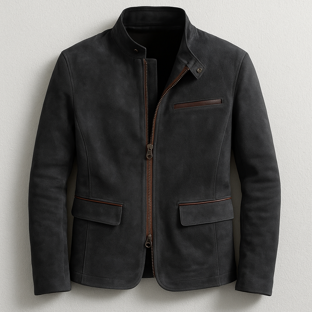 Plamen - Suede Jacket With Pockets