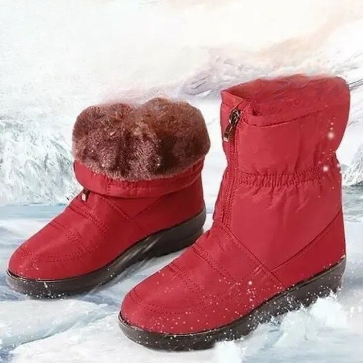 Afonia - Water Resistant Snow Boots with Zipper