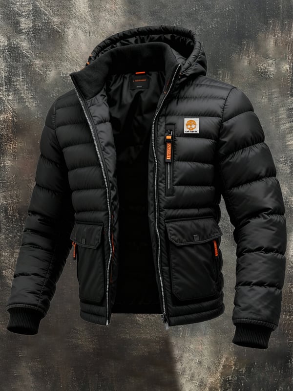 Jitendra - Retro Hoodie Jacket With Zipper