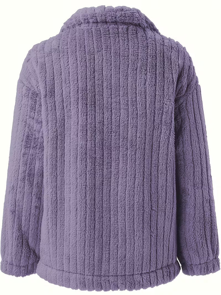 Lovana - Faux Fur Jacket Jacket With Pockets