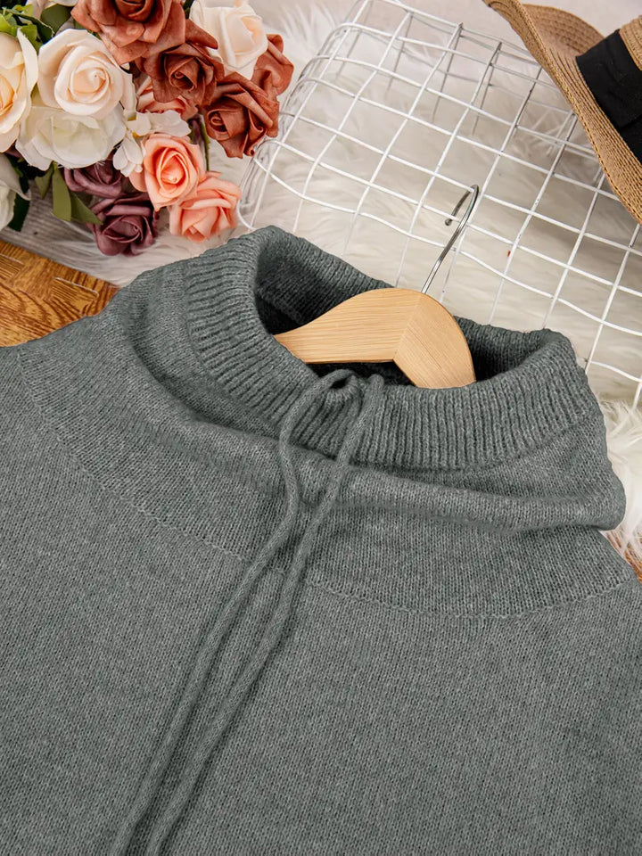 Natala - Knitted Sweater With Kangaroo Pocket