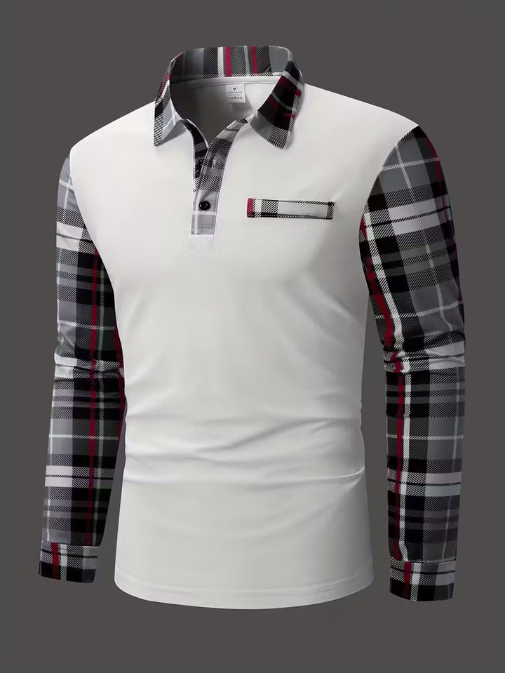 Yiannis - Long Sleeve Shirt with Chest Patch