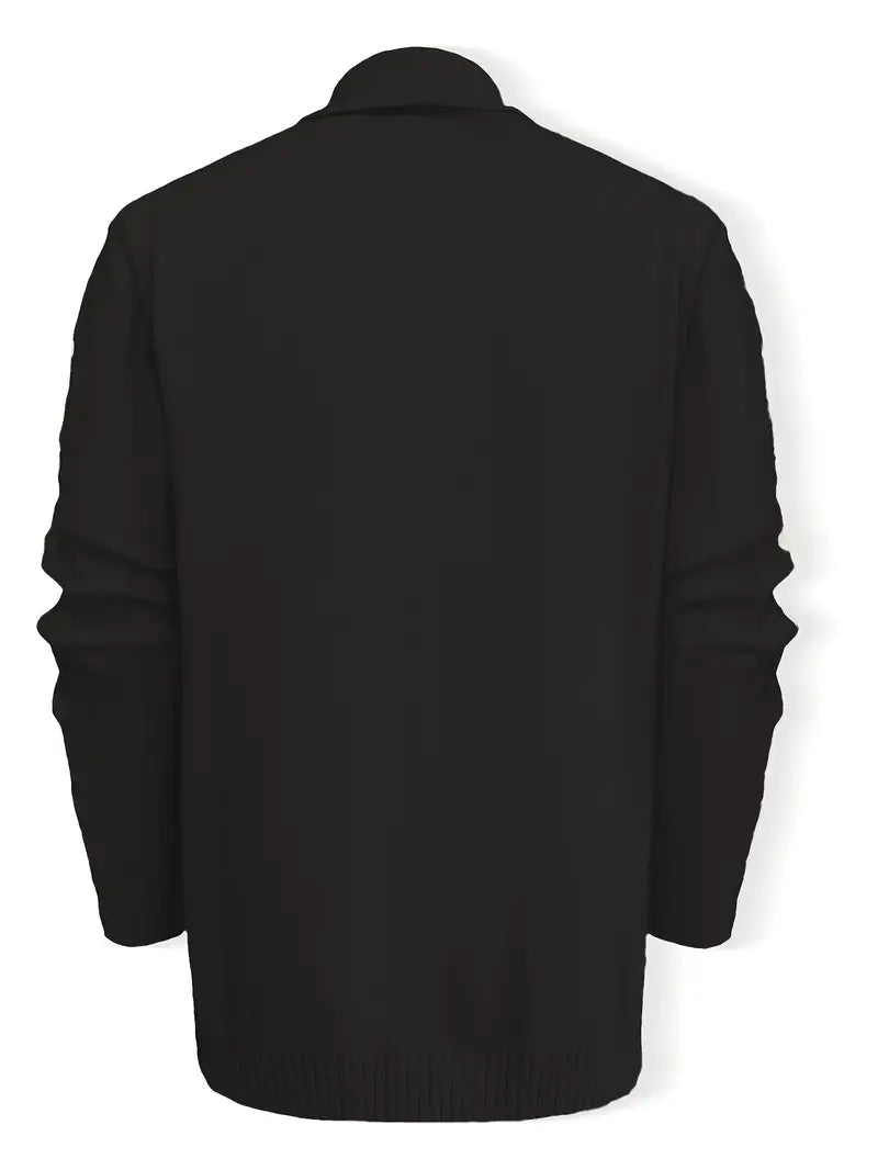 Hatem - Casual Long Sleeve Knitted Cardigan