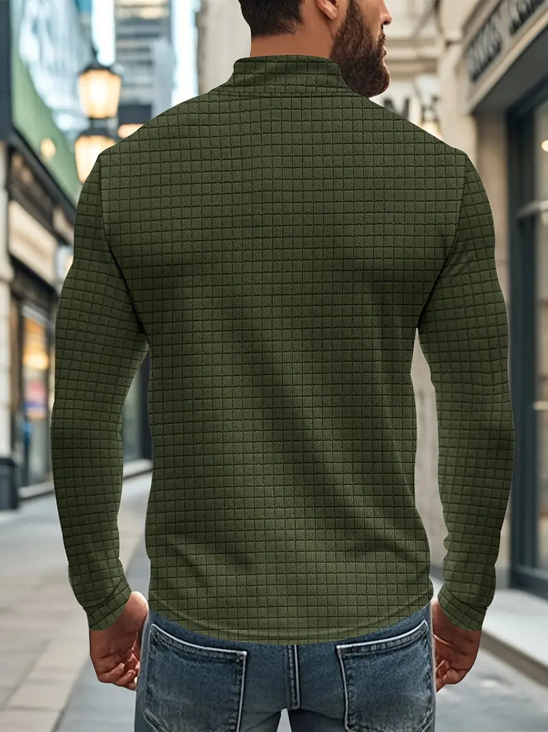 Jarryd - Long Sleeve Sweatshirt With Half Zipper