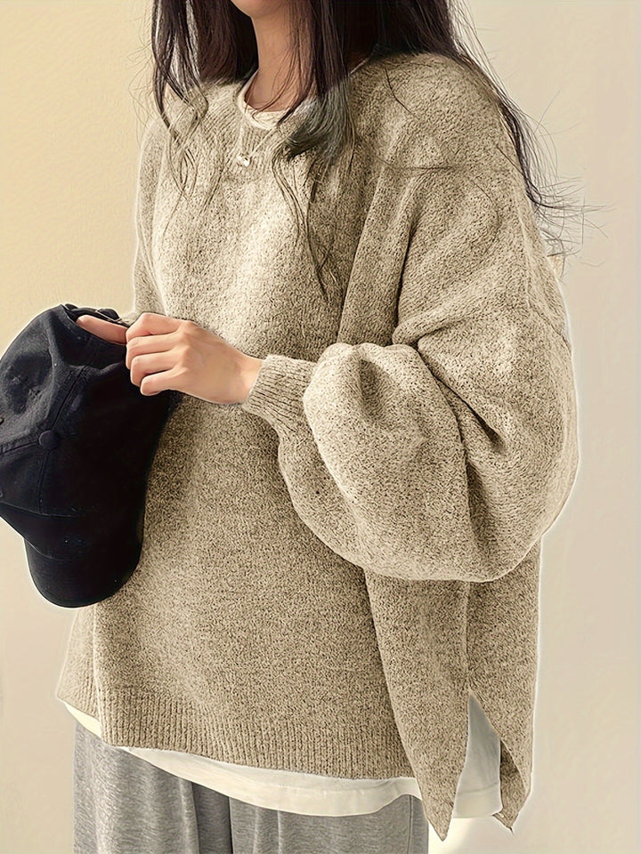 Pearline - Crew Neck Long Sleeve Sweater