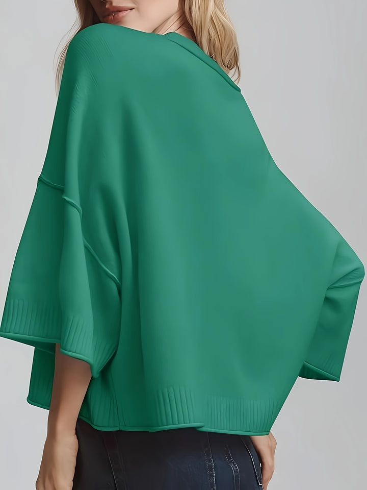 Shilena - Casual Short Sleeve Cardigan