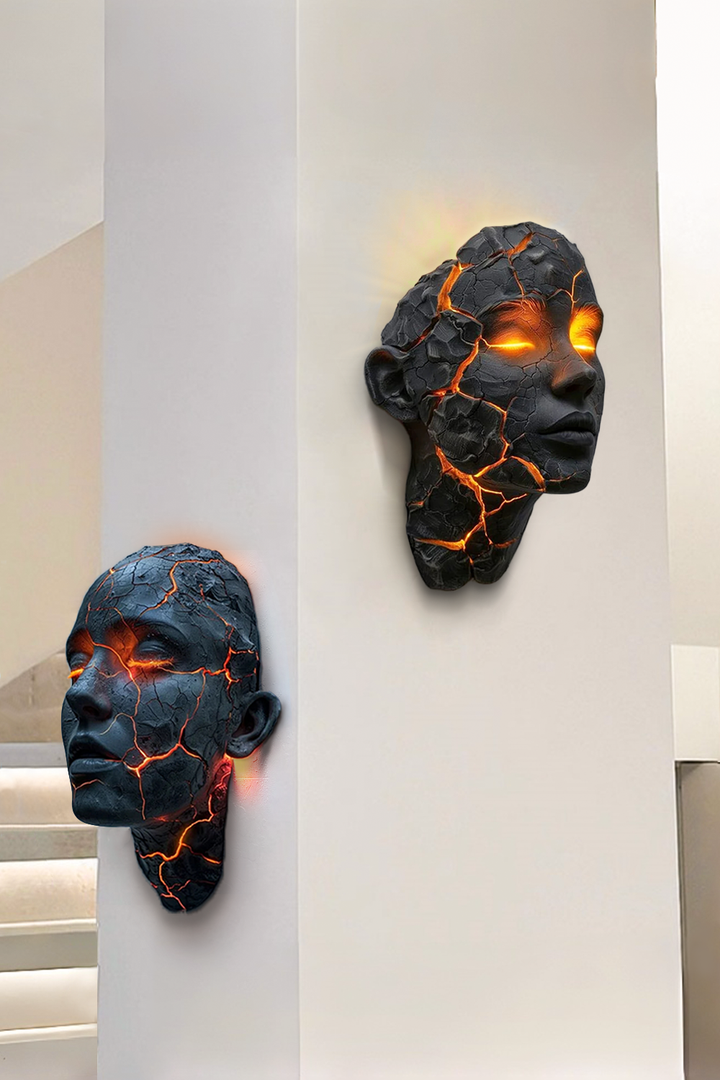 CrackGlow -  Cracked Soul Wall Lamp