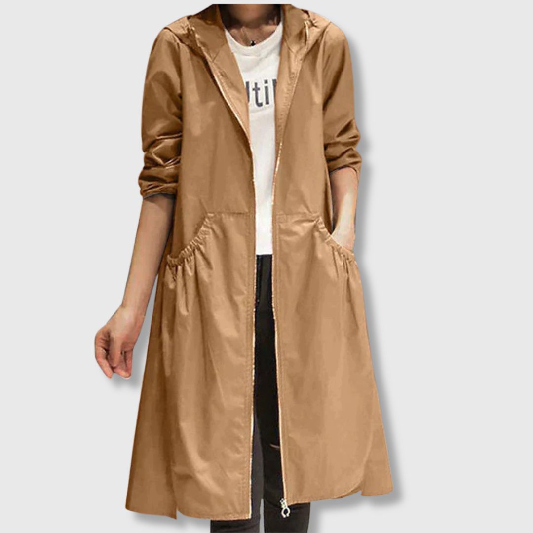 Meryl - Long Hooded Lightweight Coat