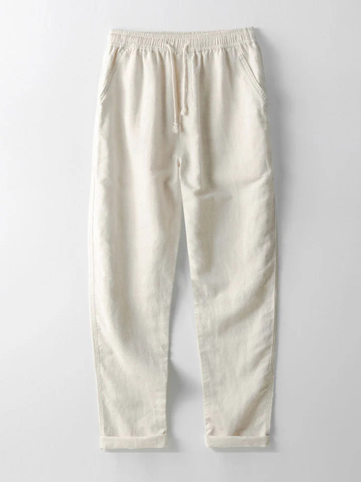 Booker - Linen Blend Shirt With Straight Trouser