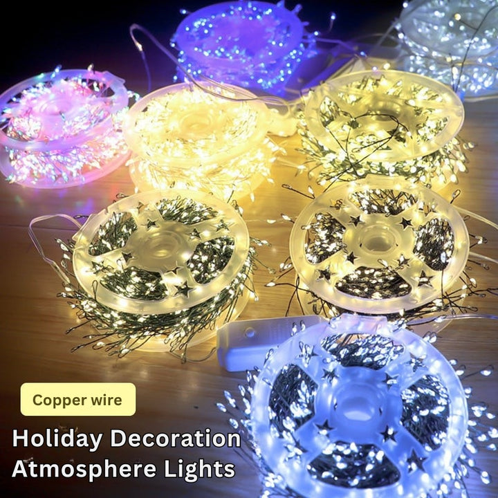 TwinkleWire - Copper Wire Fireworks String Lights With Remote Control