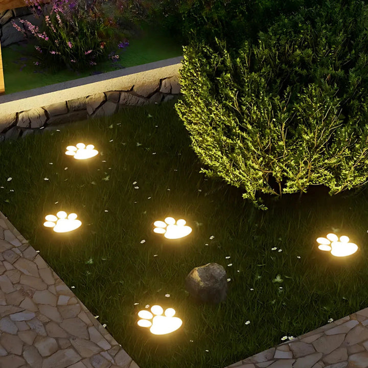 PawGlow - Outdoor LED Solar Garden Paw Lights