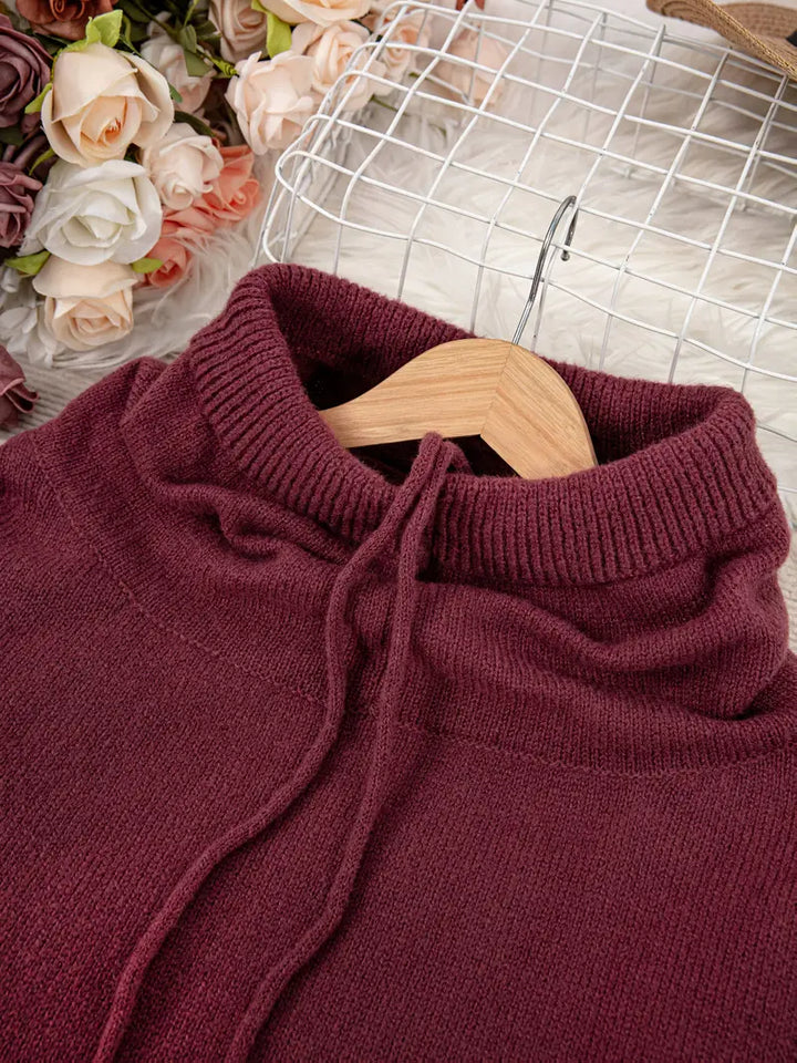 Natala - Knitted Sweater With Kangaroo Pocket