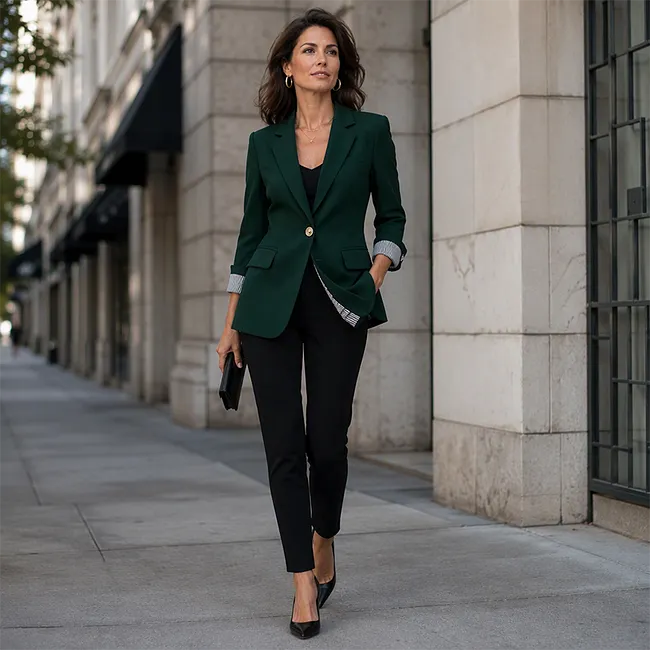 Rigieta - Casual Double Breasted Blazer