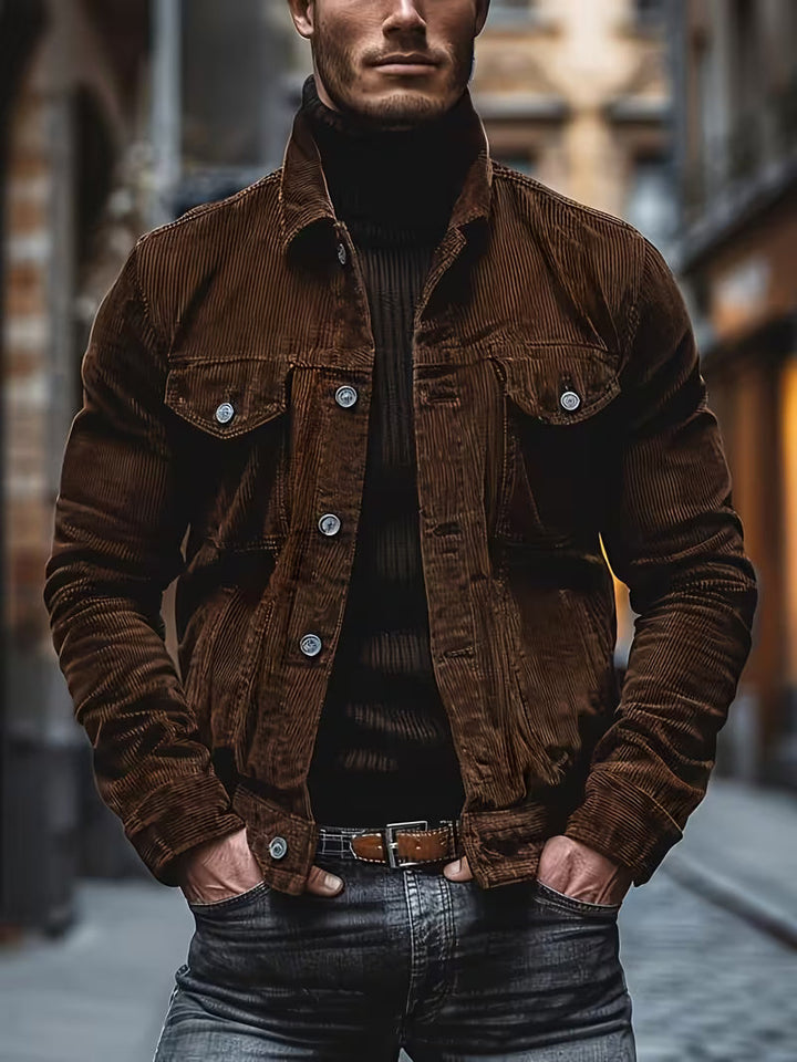 Fluxgrid - Corduroy Jacket With Multiple Pockets