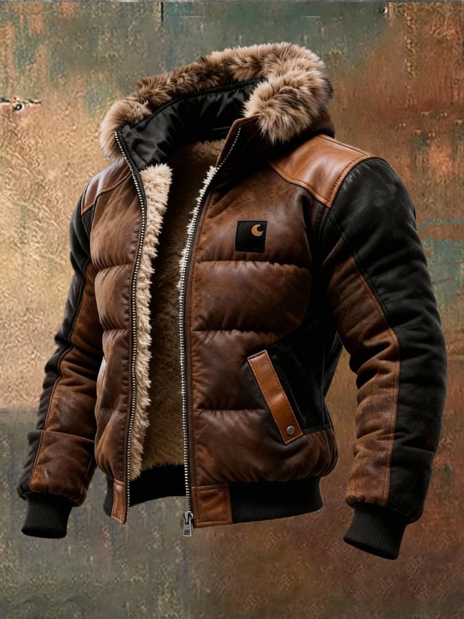 Patrik - Double Layer Collar Padded Jacket