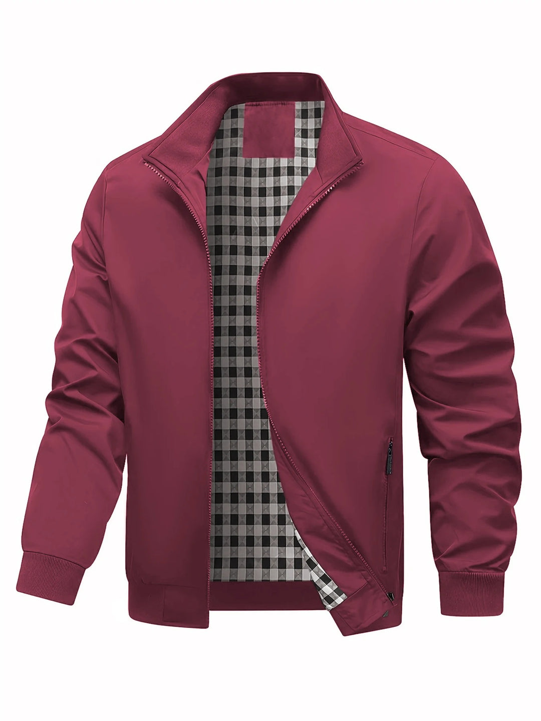 Charith - Casual Long Sleeve Jacket With Zipper