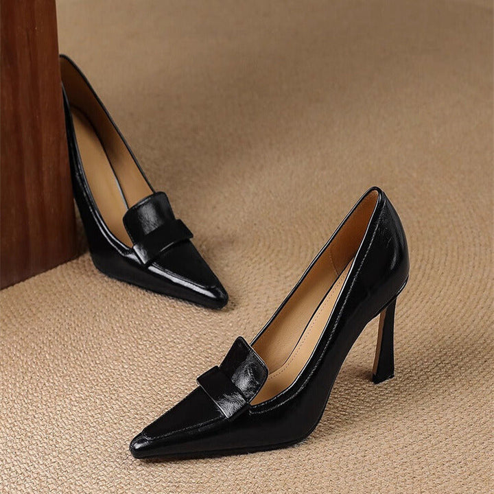 Nishadi - Comfortable High Heel Leather Pump Shoes