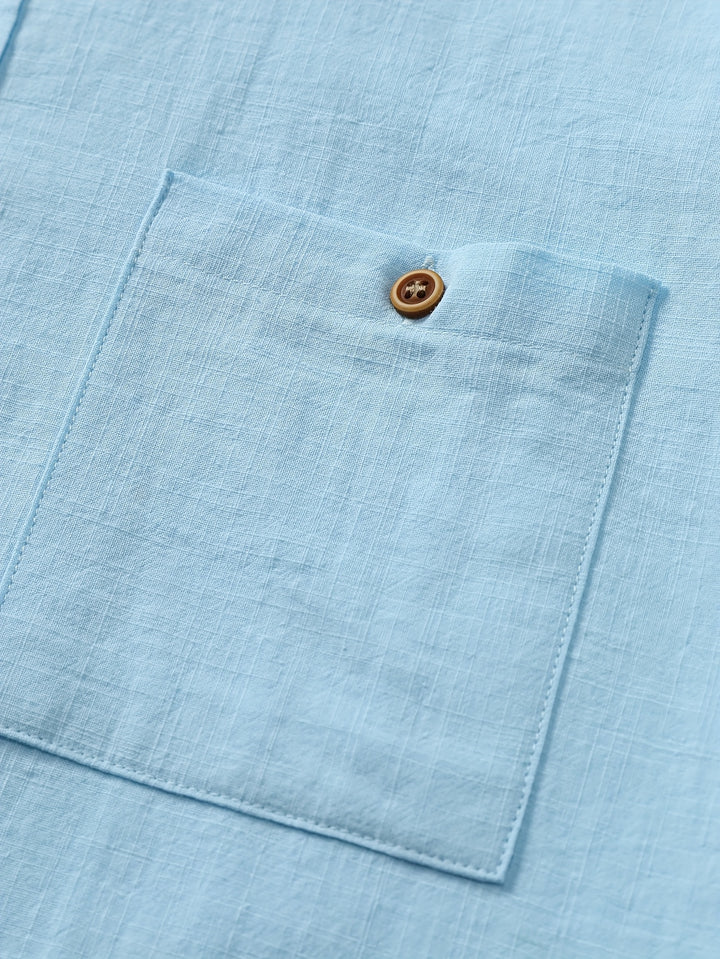 Tejada - Casual Cotton Shirt With Pocket