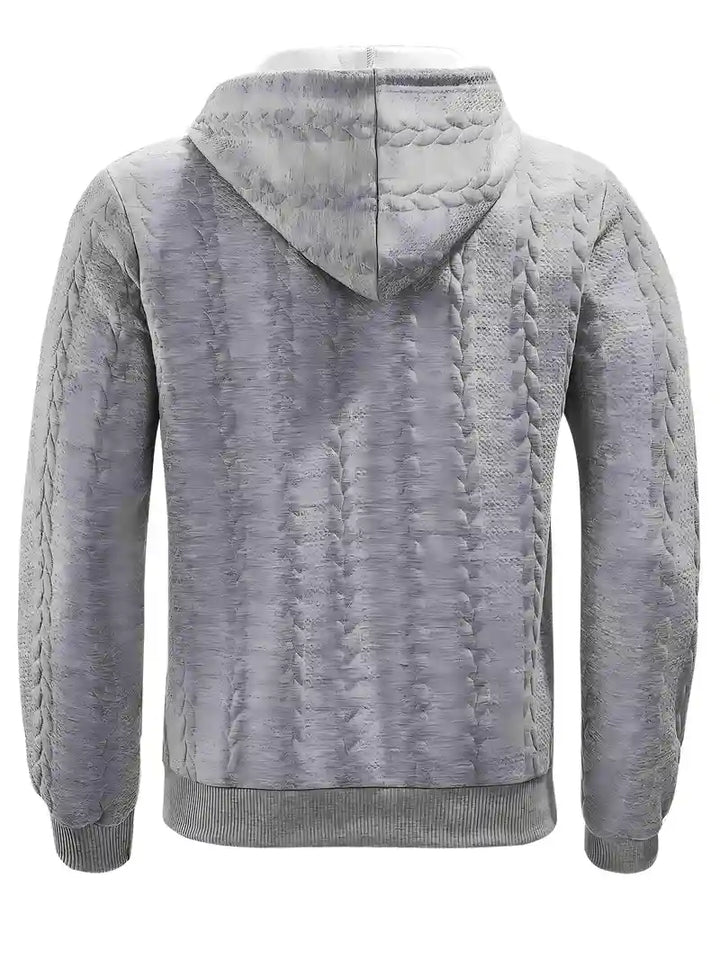 Philipp - Casual Zip Up Hoodie With Long Sleeve