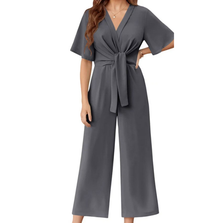 Gracie - Elegant Summer Dress With Lace Knot