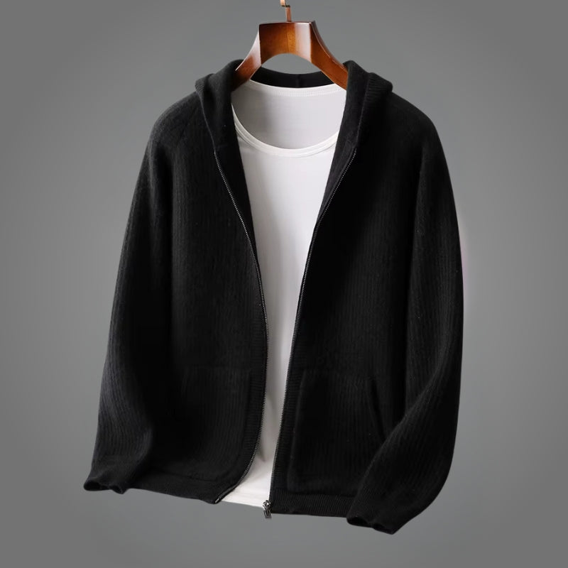 Romain - Knitted Zip Up Hoodie