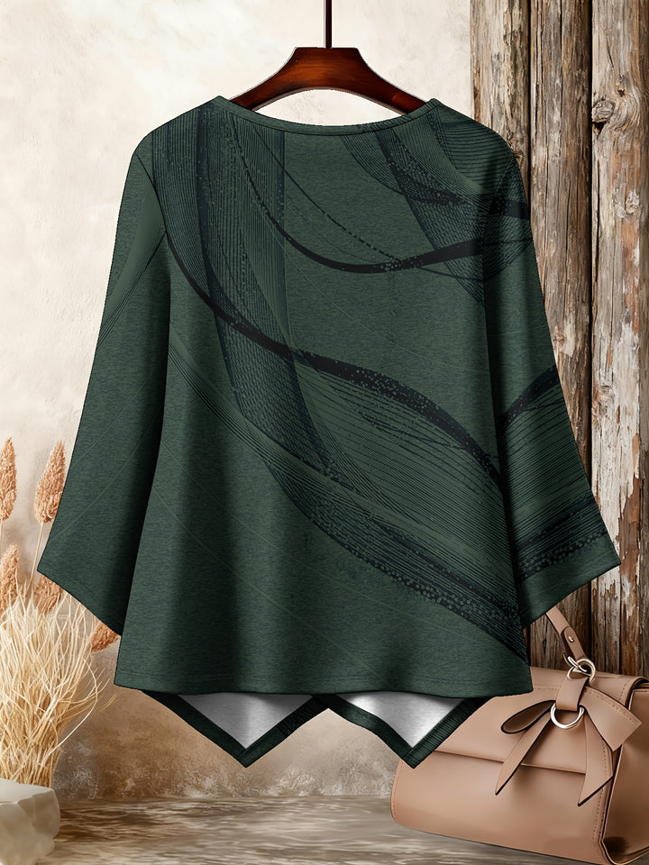 Galya - Oversized Round Neck T-Shirt