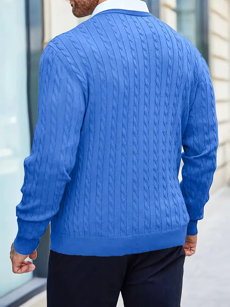 Jonty - Knitted Long Sleeve Turtleneck Sweater