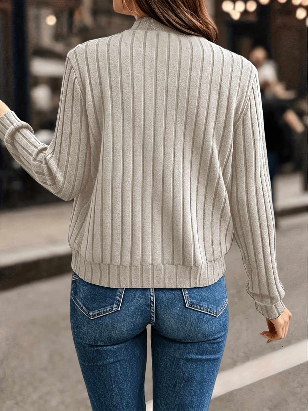 Emilea - Lone Sleeve Knitted Jacket