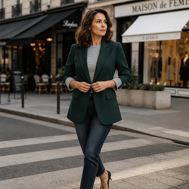 Rigieta - Casual Double Breasted Blazer