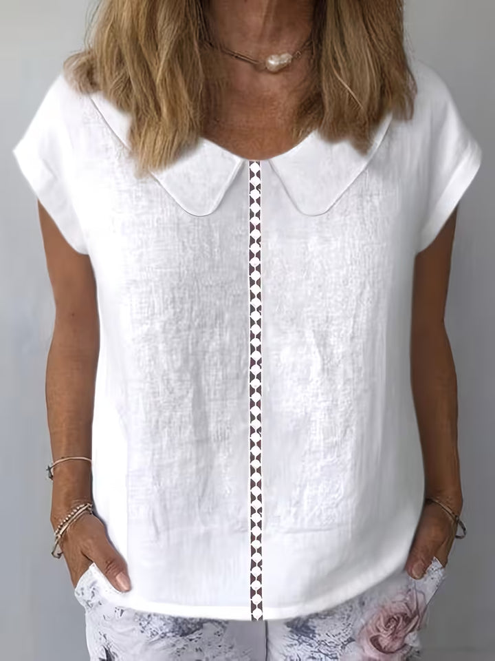 Avielle - Short Sleeve Top With Cutout Front