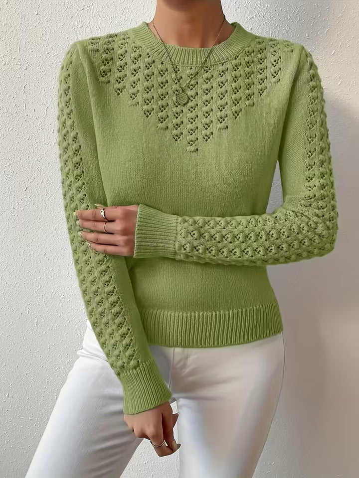 Shannen - Long Sleeve Knitted Sweater