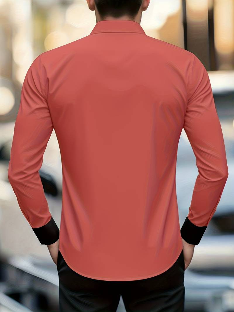Shoval - Elegant Long Sleeve Shirt With Button