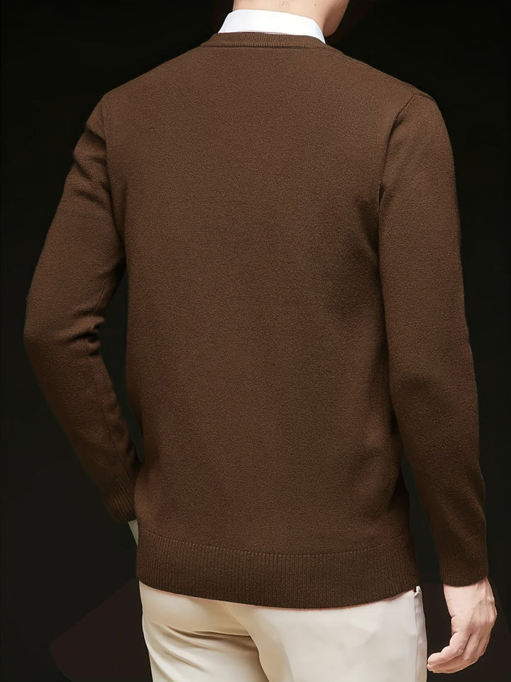 Viterax - Cross Border V-Neck Knitted Sweater