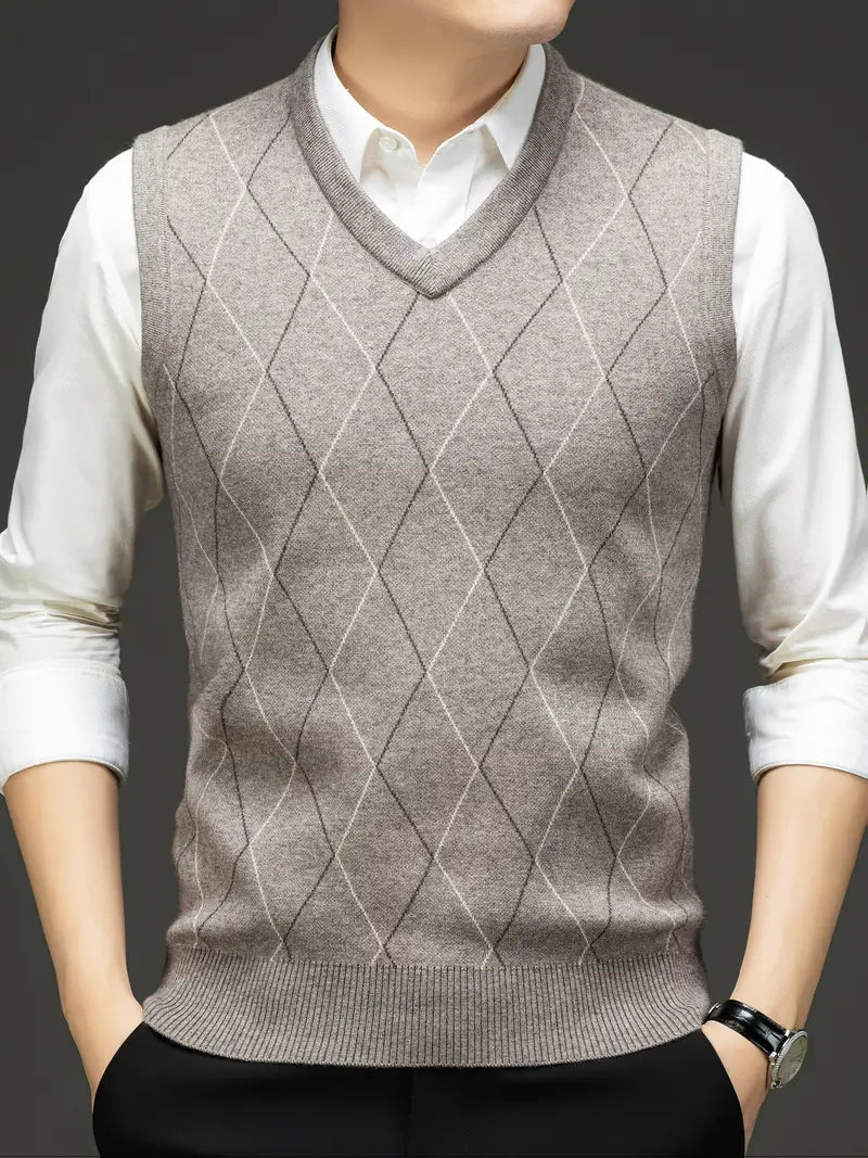 Yannick - Slim Fit Sleeveless Sweater