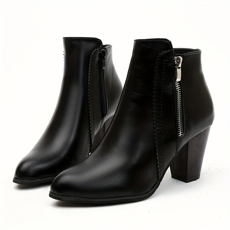 Zofie - Elegance High Heel Boot With Side Zipper
