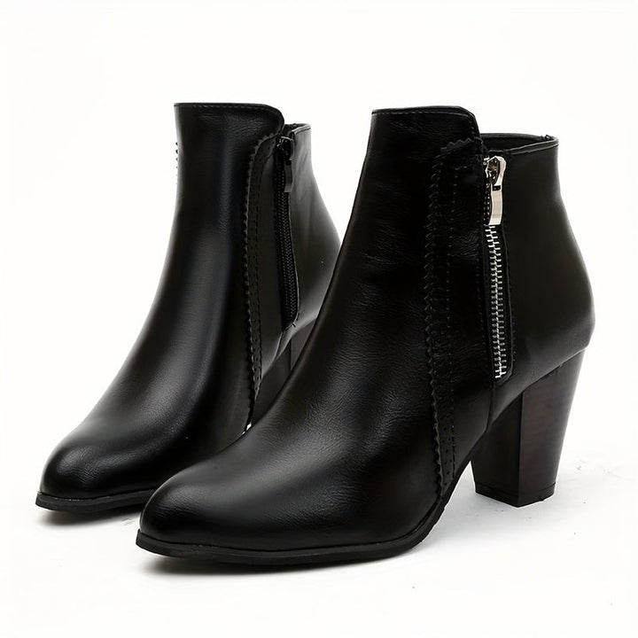 Zofie - Elegance High Heel Boot With Side Zipper