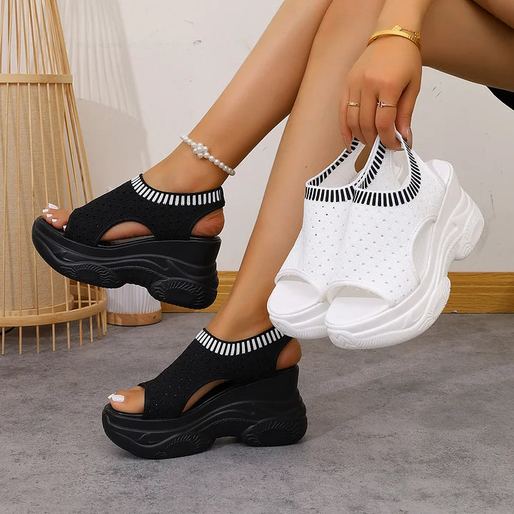 Carolane - Fashionable Thick Soled Sporty Sandal