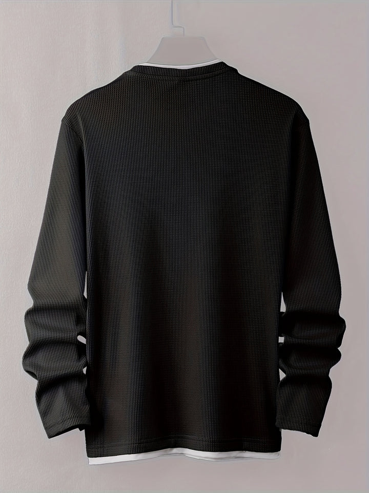 Desmond - Long Sleeve Shirt With Face Print