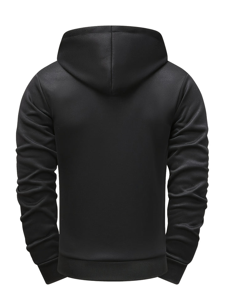 Hendro - Casual Long Sleeve Zipper Hoodie