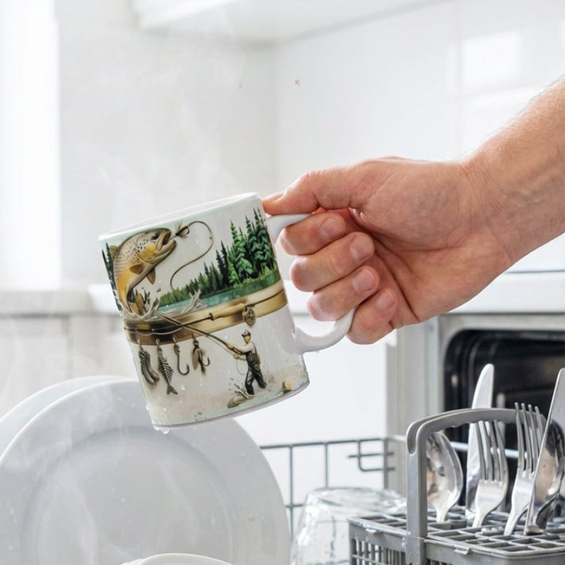 TackleMug- Coffee Mug with Fishing Motif
