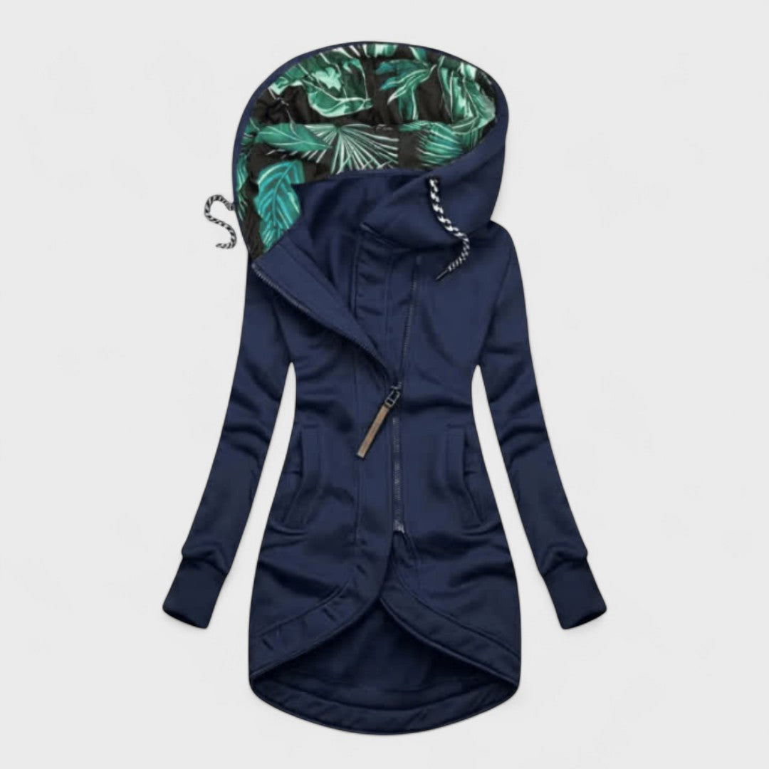 Kristanna - Winter Coat With Asymmetric Zip
