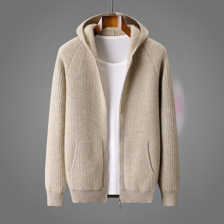Romain - Knitted Zip Up Hoodie