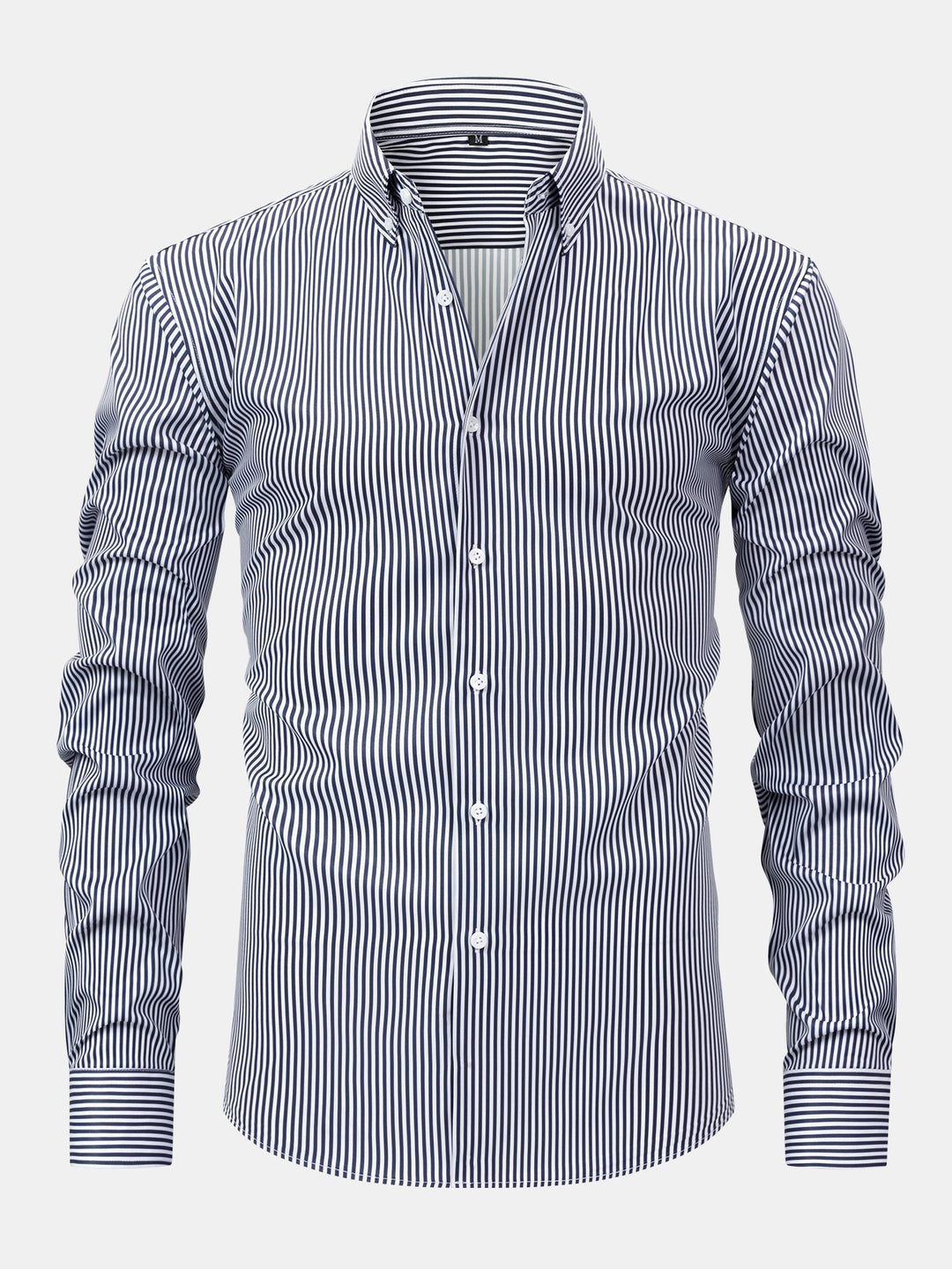 Corey - Long Sleeved Striped Shirt With Button
