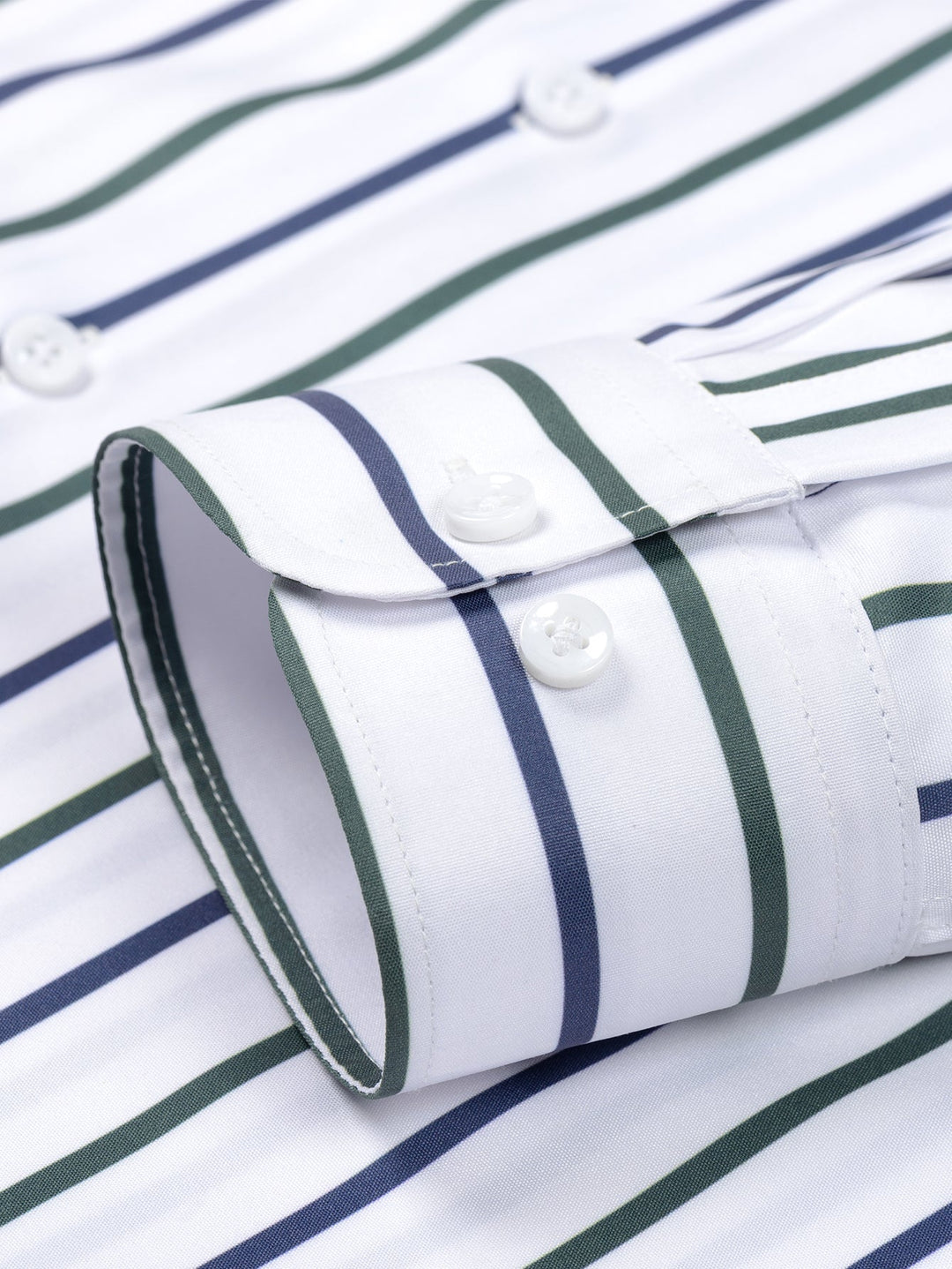 Burt - Long Sleeved Striped Shirt With Button