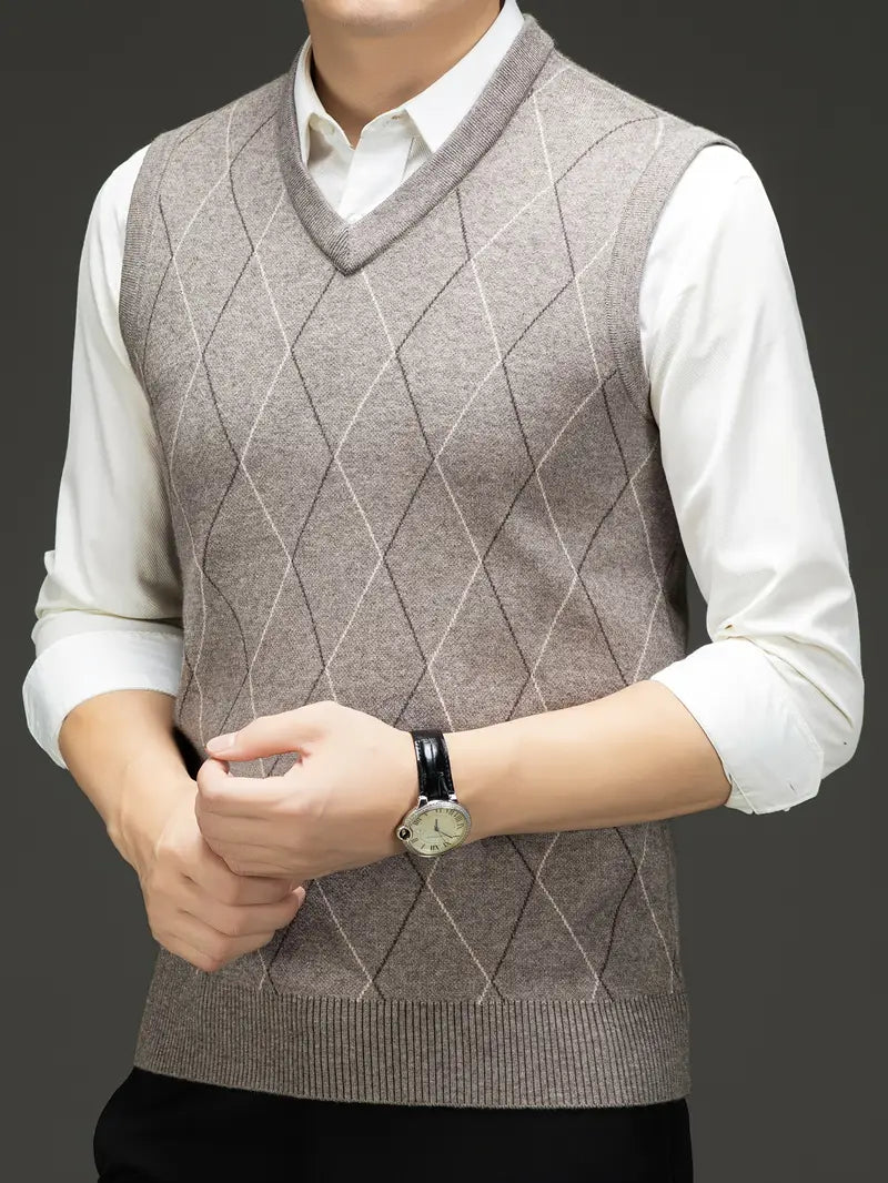 Yannick - Slim Fit Sleeveless Sweater