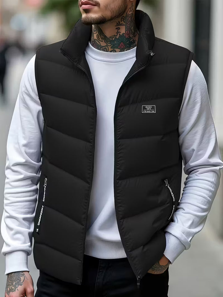 Amaury - Casual Zip-Up Puffer Vest