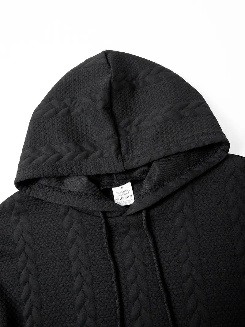 Connolly - Casual Knitted Hooded Sweater With Front Pocket