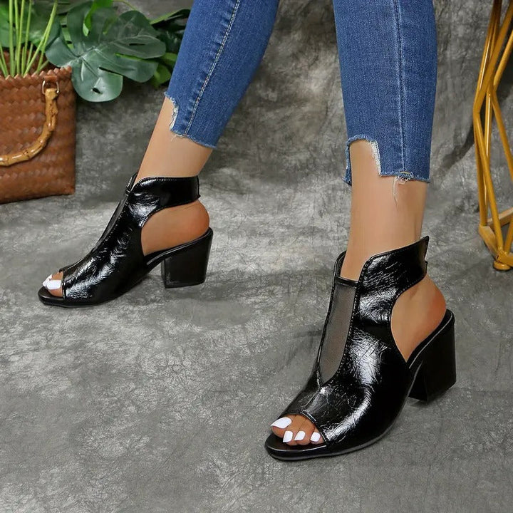 Thomis - Non Slip Leather Sandals with Open Toe