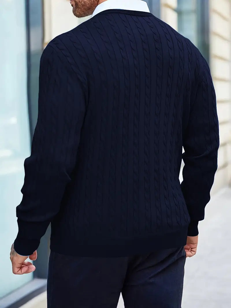 Jonty - Knitted Long Sleeve Turtleneck Sweater